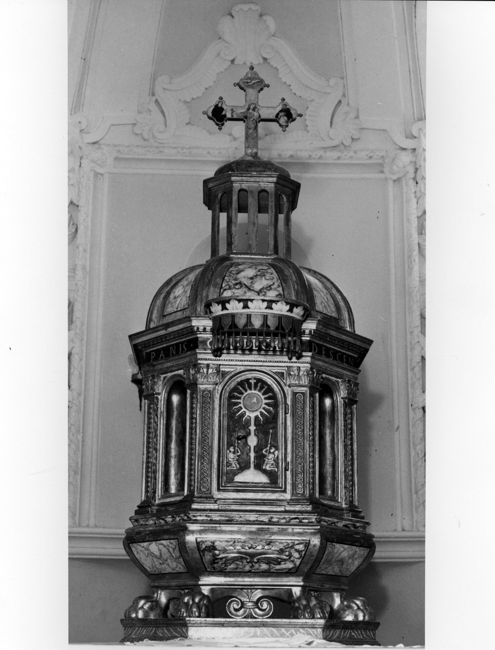 tabernacolo - a tempietto - bottega toscana (sec. XVI)
