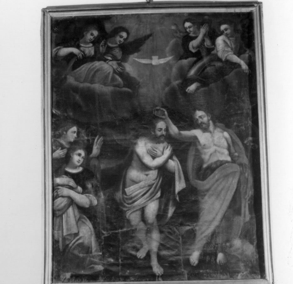 battesimo di Cristo (dipinto) - ambito toscano (inizio sec. XVIII)