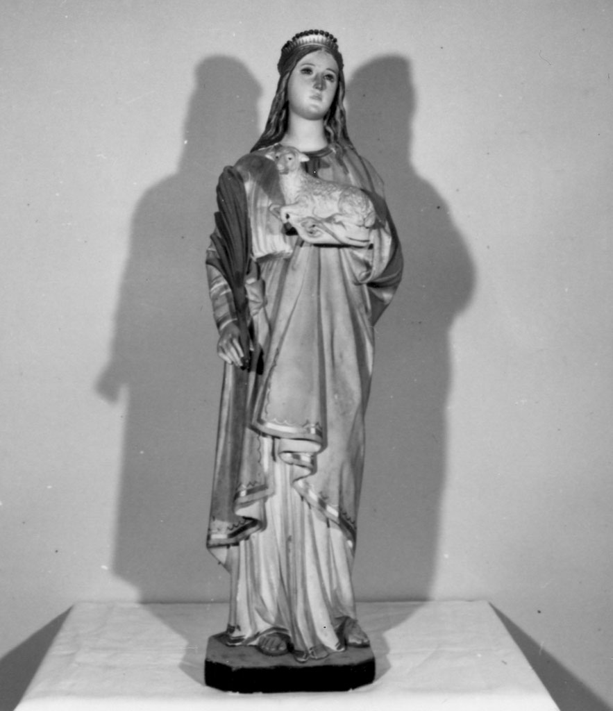 Sant'Agnese (statua) - bottega toscana (inizio sec. XX)
