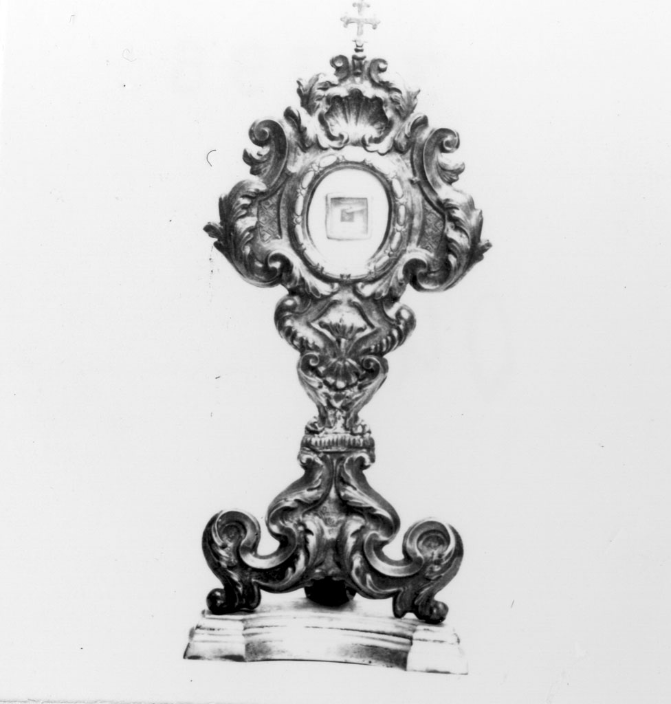 reliquiario - a ostensorio - bottega toscana (prima metà sec. XVIII)
