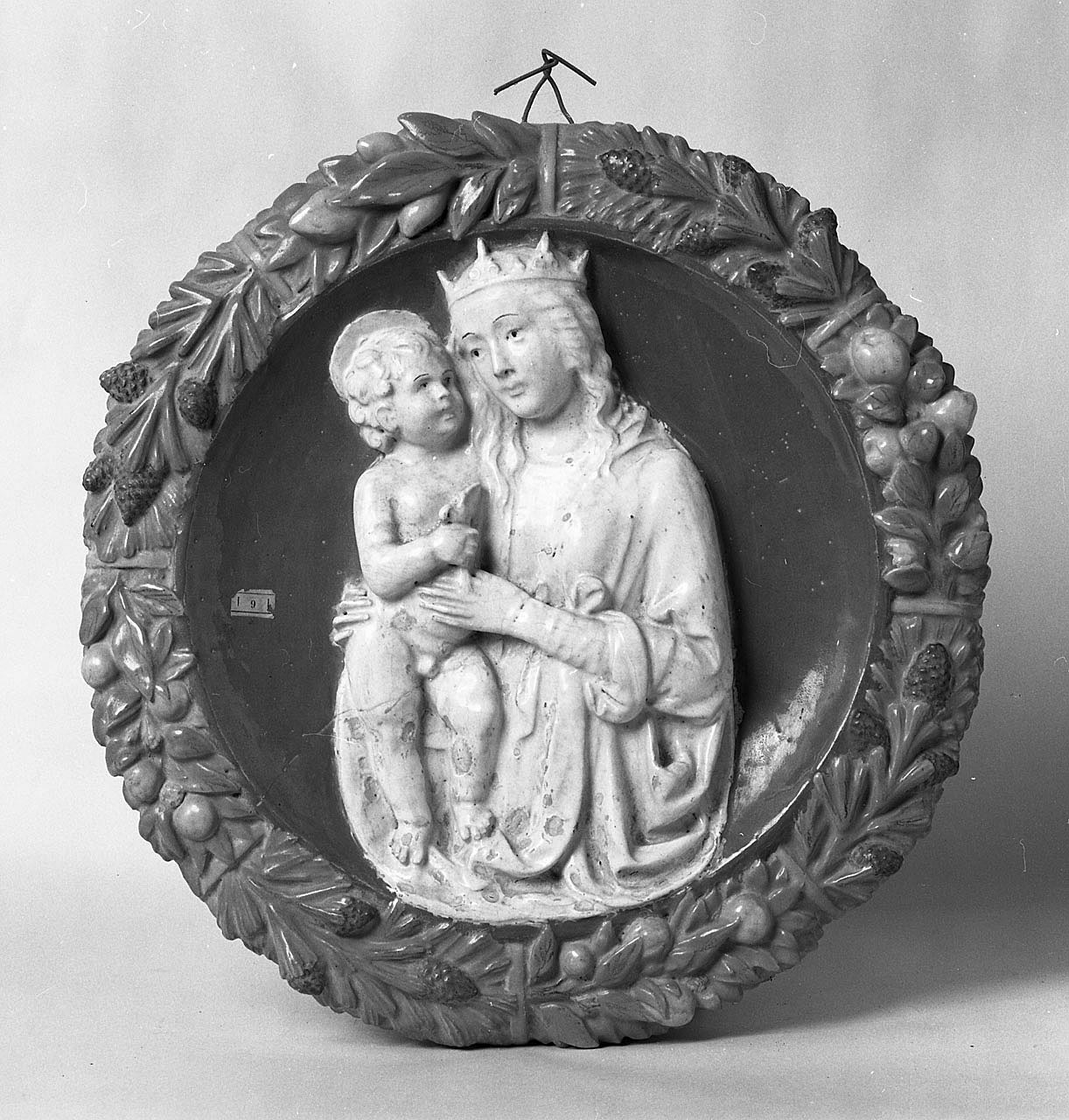 Madonna con Bambino (rilievo, opera isolata) - ambito toscano (fine sec. XV)