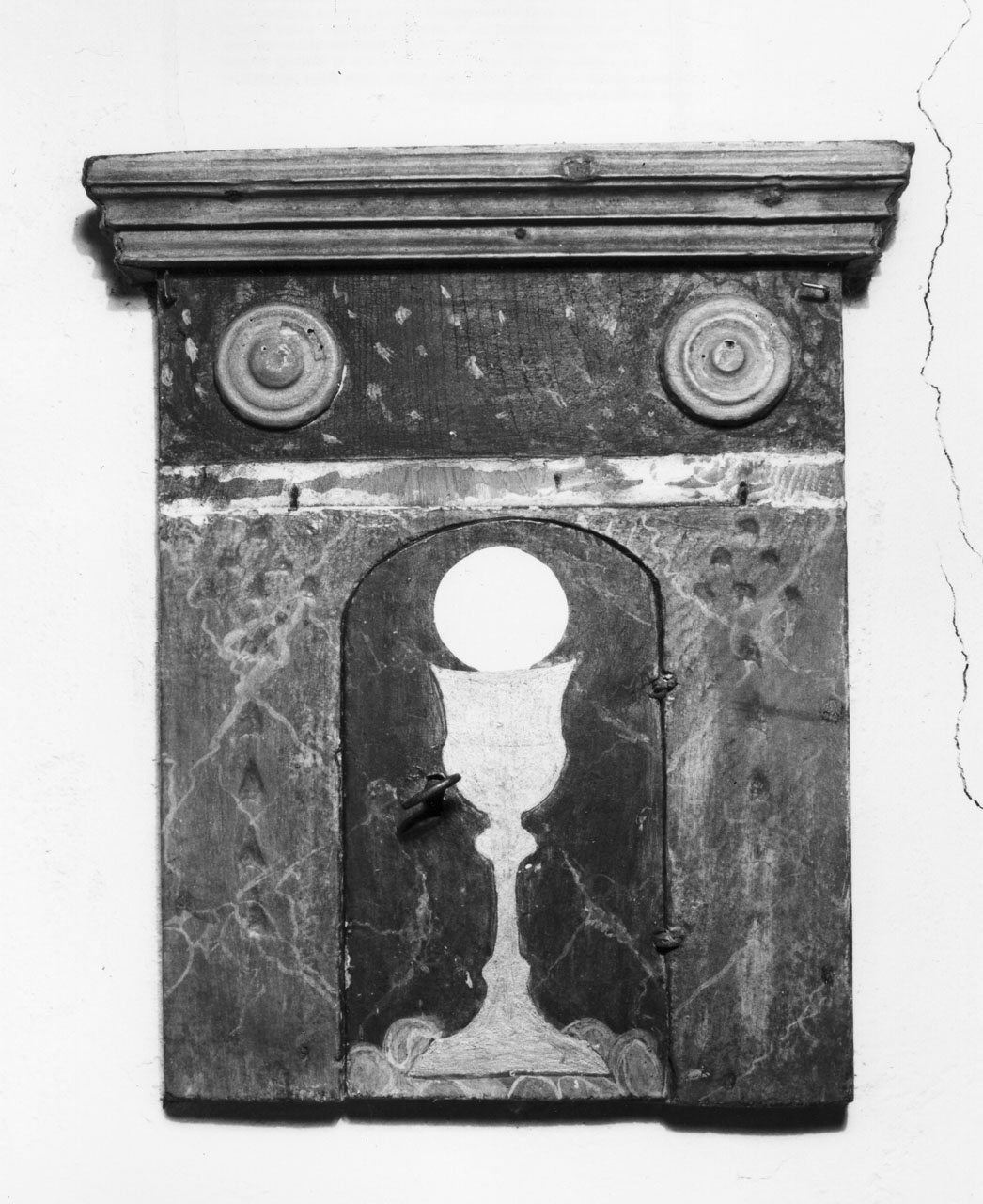 tabernacolo - a frontale architettonico, opera isolata - bottega toscana (sec. XVIII)
