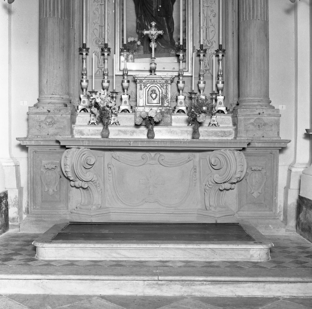 mensa d'altare - bottega toscana (sec. XVIII)