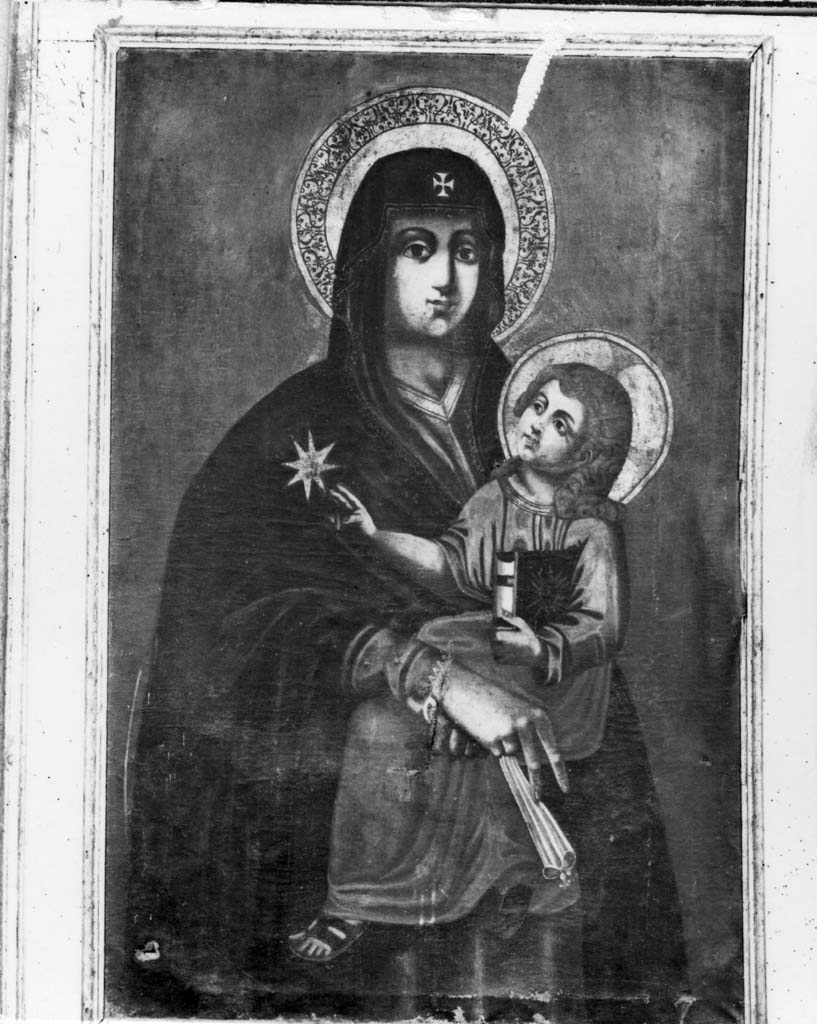 Madonna con Bambino (dipinto) - ambito toscano (fine/inizio secc. XVI/ XVII)