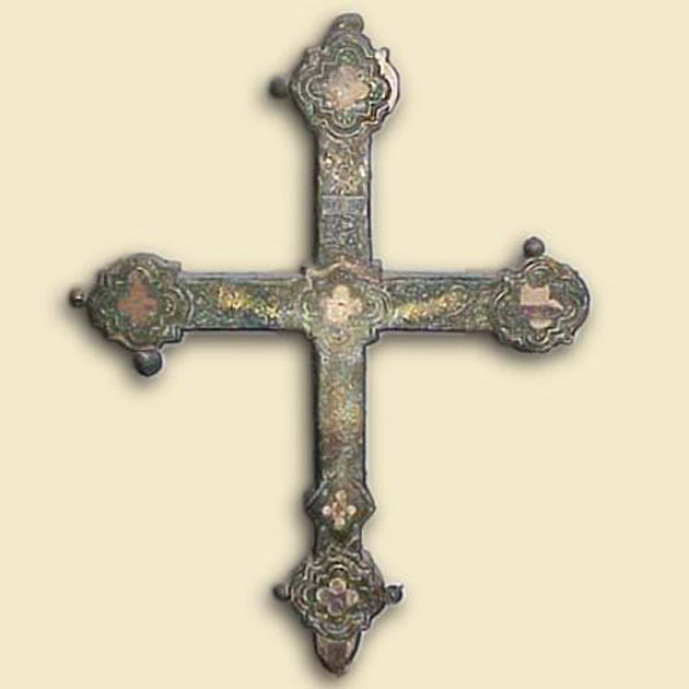 croce processionale - bottega Italia settentrionale (inizio sec. XV)