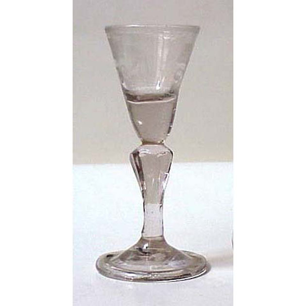 bicchiere - produzione europea (fine/inizio secc. XVIII/ XIX)