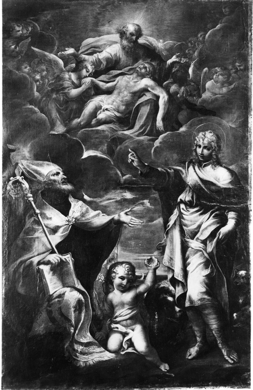 visione di Sant'Agostino (dipinto) - ambito fiorentino (sec. XVII)