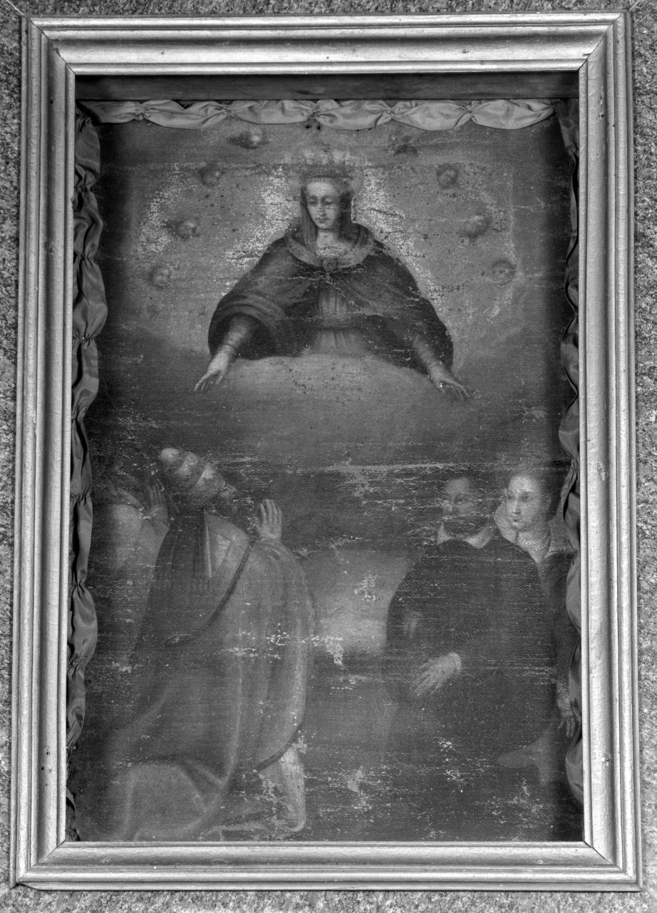 Madonna con santi e donatori (dipinto) - ambito toscano (prima metà sec. XVII)