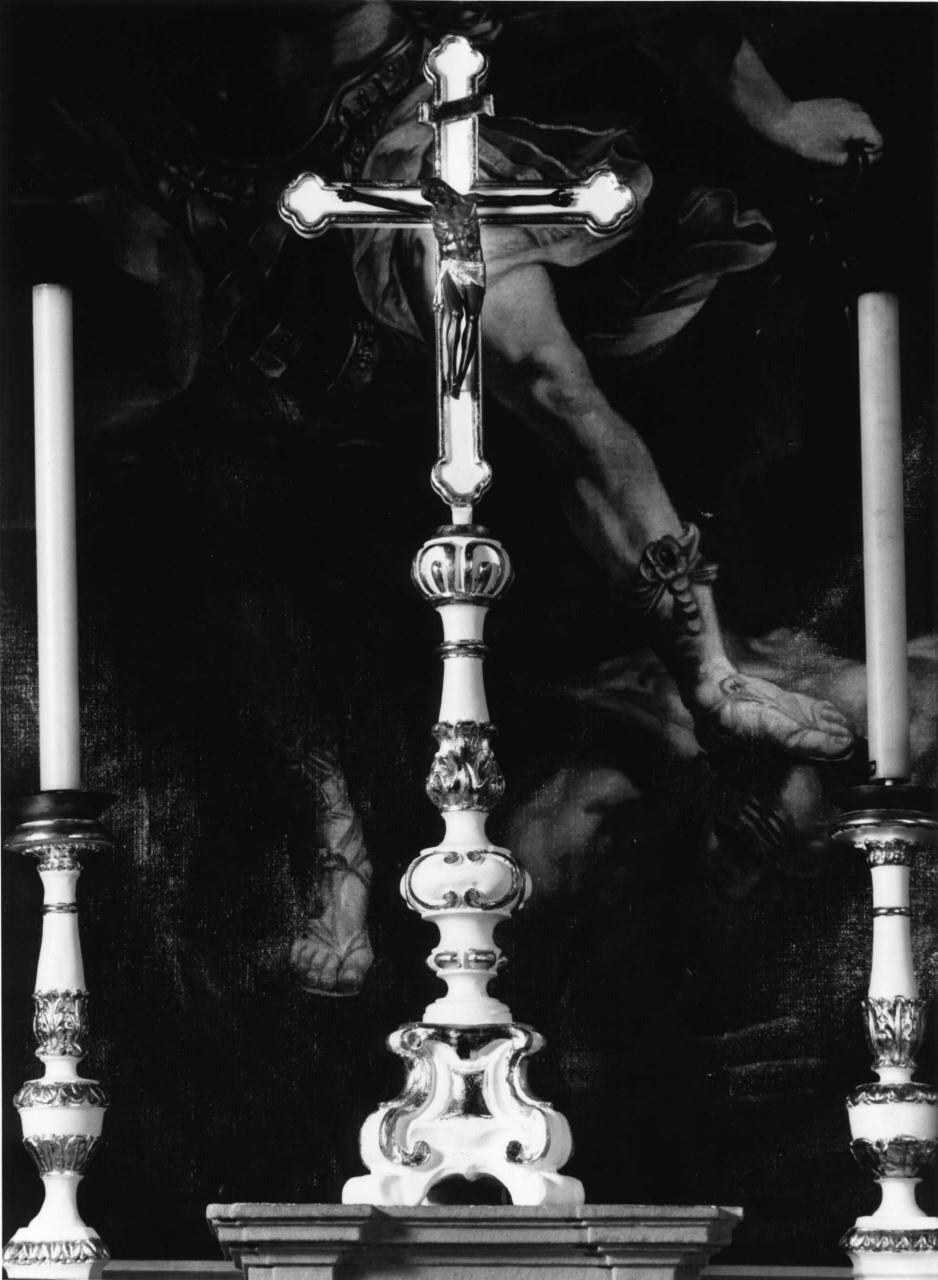 Cristo crocifisso (croce d'altare) - produzione toscana (seconda metà sec. XVIII)