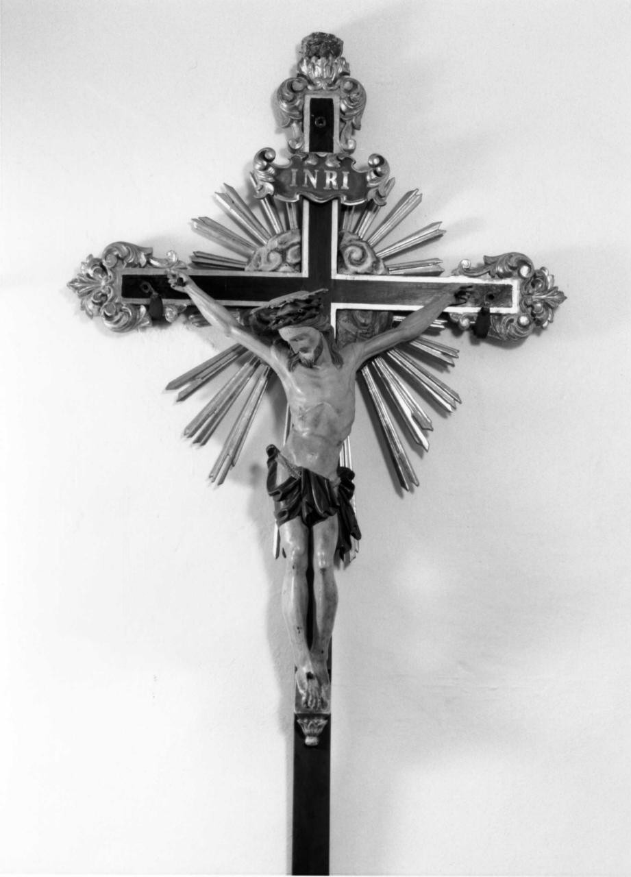 Cristo crocifisso (croce processionale) - produzione toscana (seconda metà sec. XVIII)