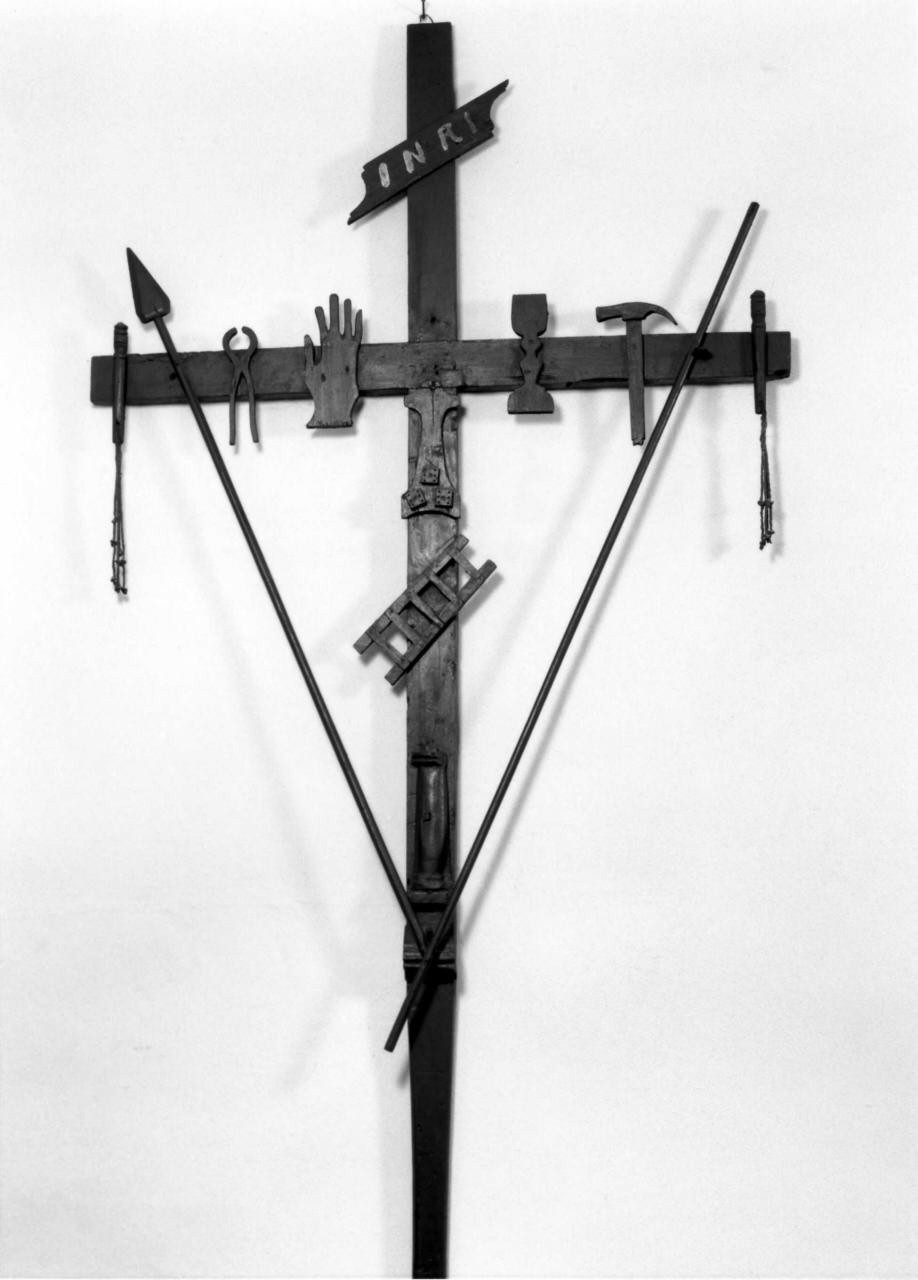 croce penitenziale - produzione toscana (sec. XIX)