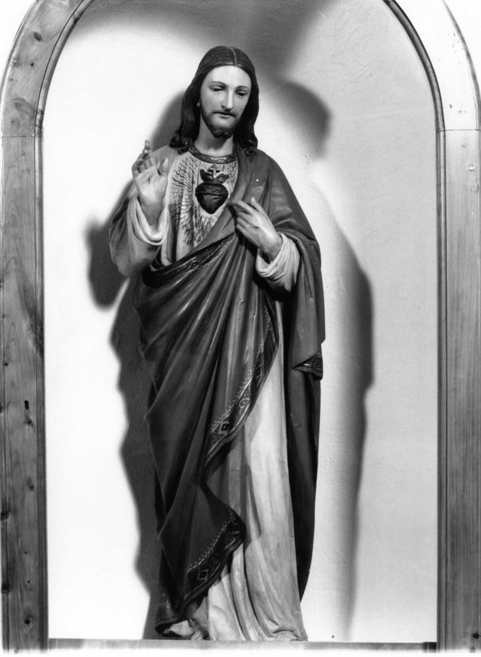 Cristo benedicente (statua) di Demetz Vincenzo (fine/inizio secc. XIX/ XX)