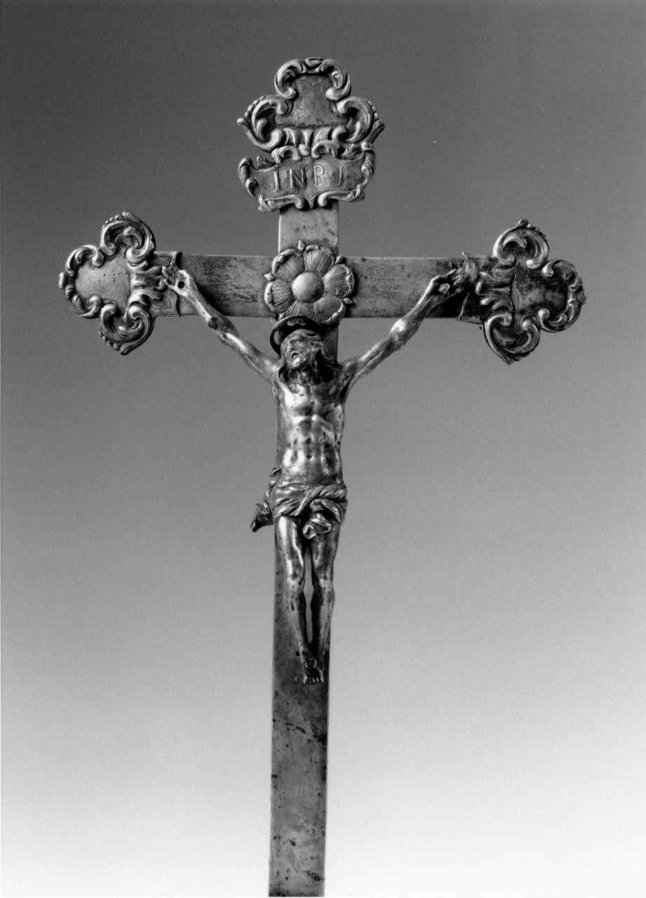 Cristo crocifisso (croce d'altare) - bottega toscana (terzo quarto sec. XVIII)