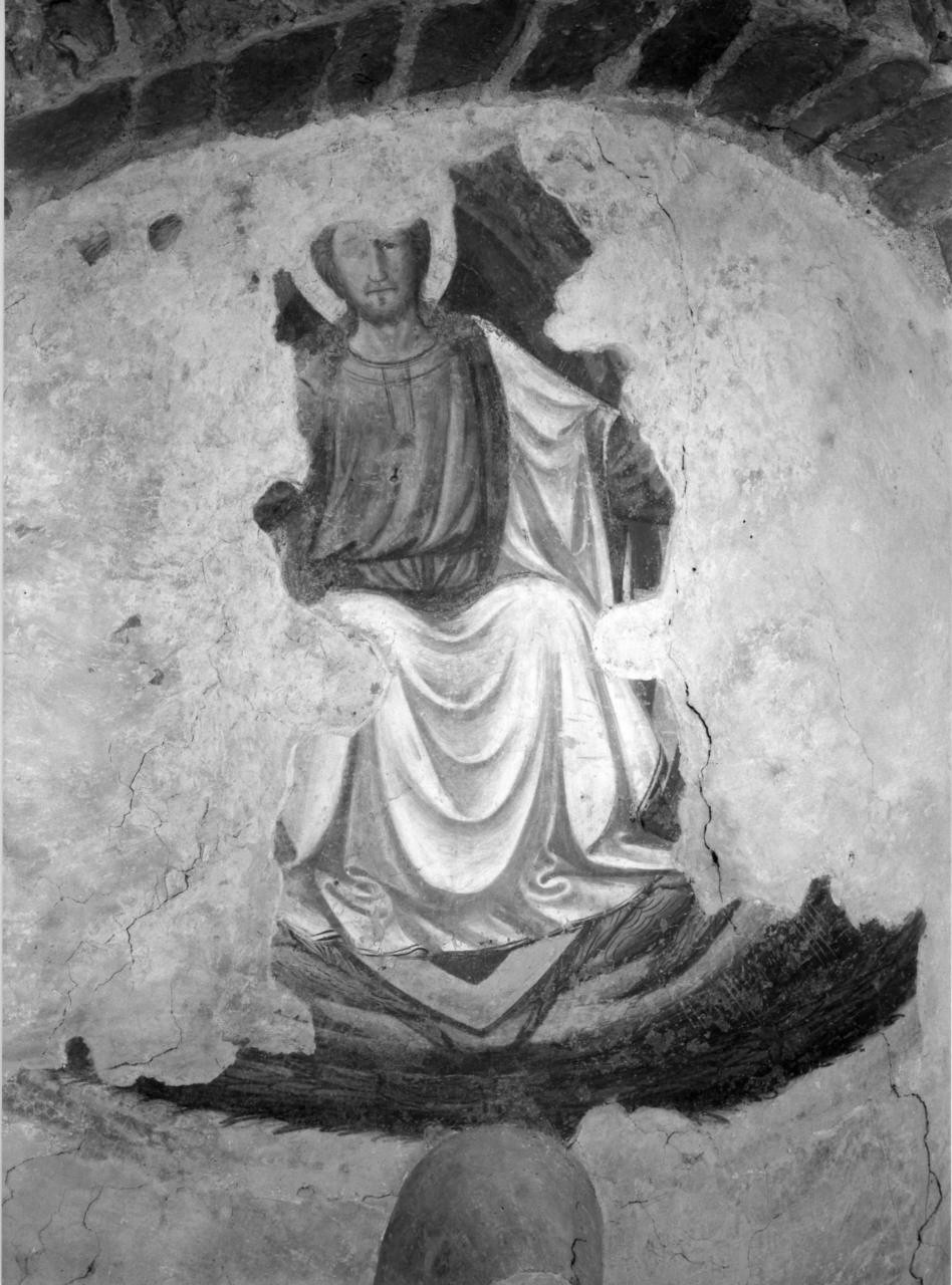 Cristo benedicente (dipinto) - bottega toscana (secc. XIV/ XV)