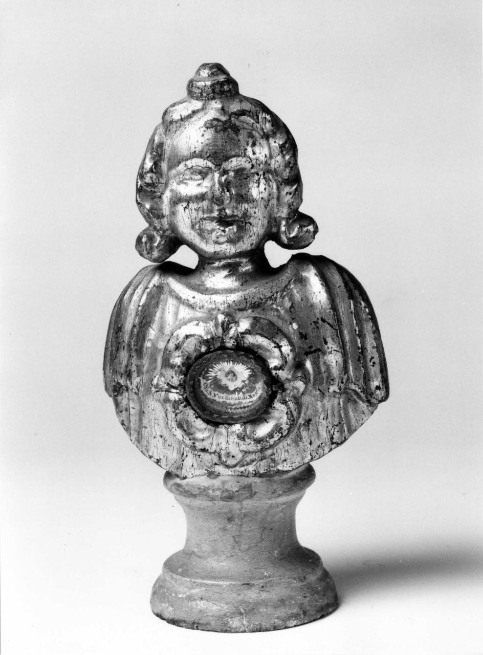 reliquiario - a busto, serie - bottega toscana (sec. XVIII)