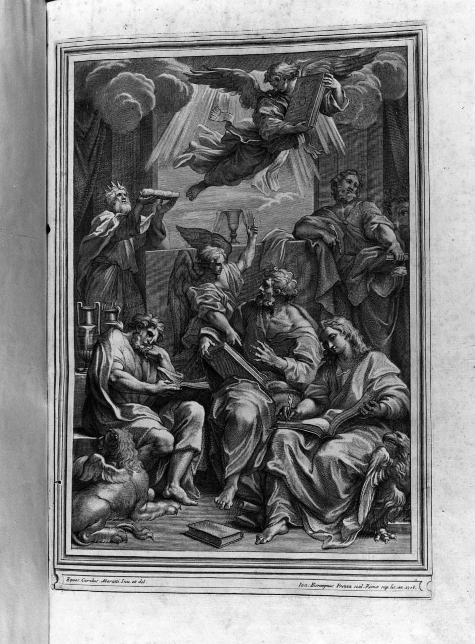 Gesù esorta i discepoli ad andare a predicare (stampa) di Allet Jean Charles (primo quarto sec. XVIII)