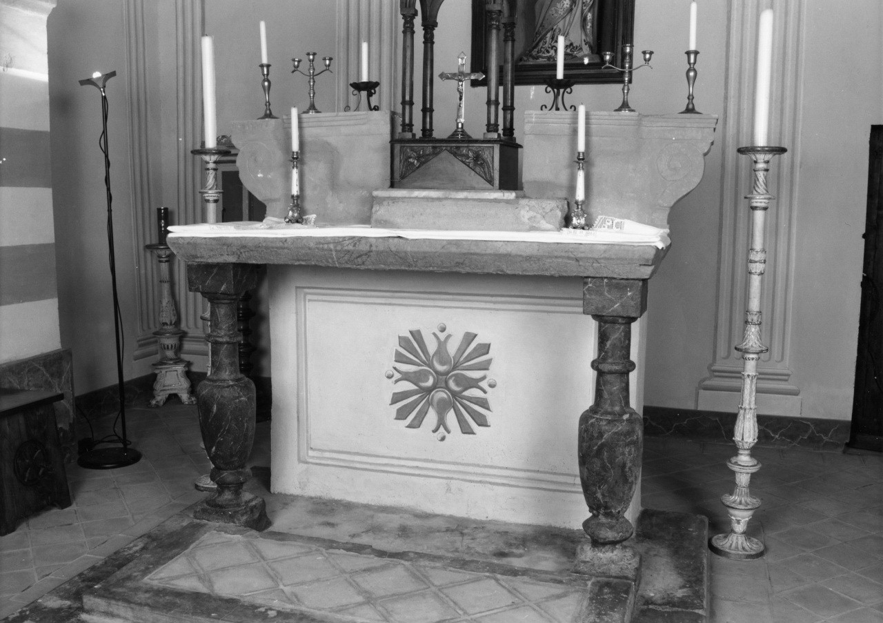 altare maggiore - manifattura toscana (seconda metà sec. XVII)
