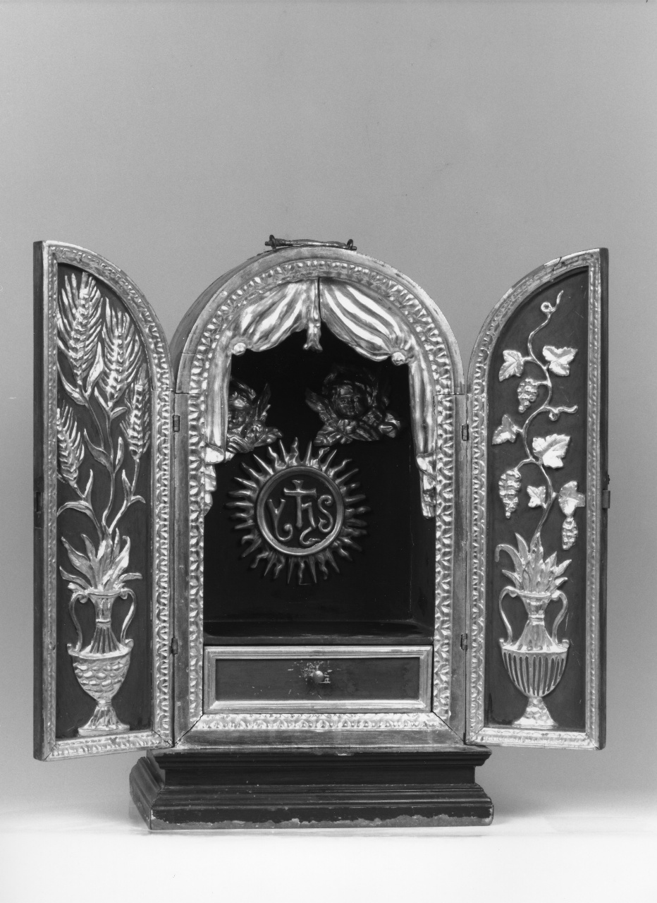tabernacolo portatile - produzione toscana (fine/inizio secc. XIX/ XX)