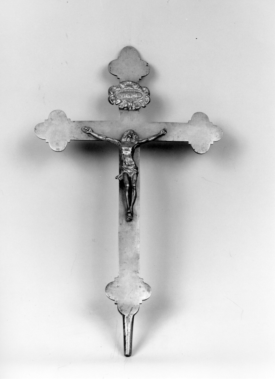 croce processionale - produzione toscana (sec. XVIII)