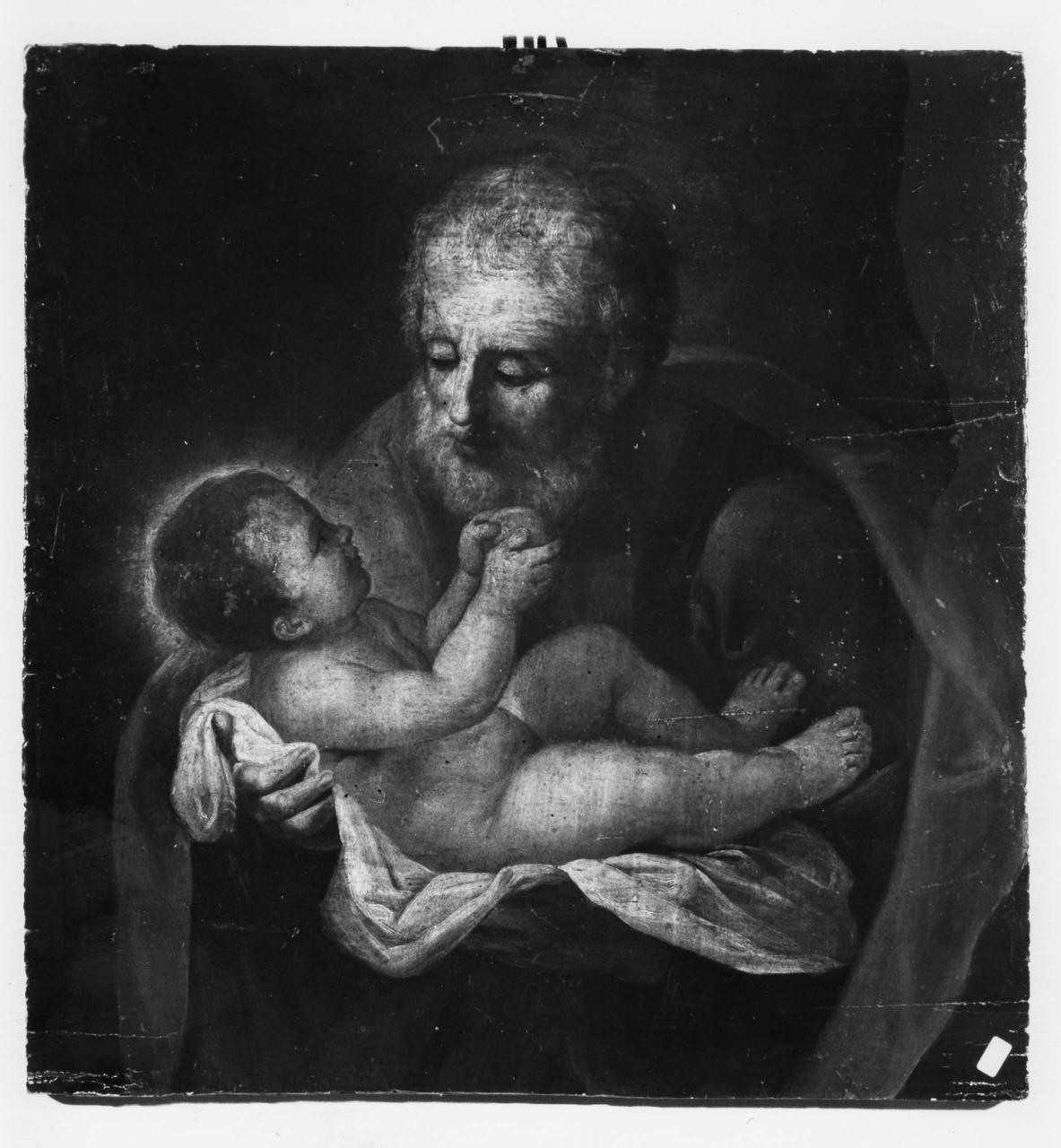 San Giuseppe e Gesù Bambino (dipinto) - ambito fiorentino (sec. XVII)