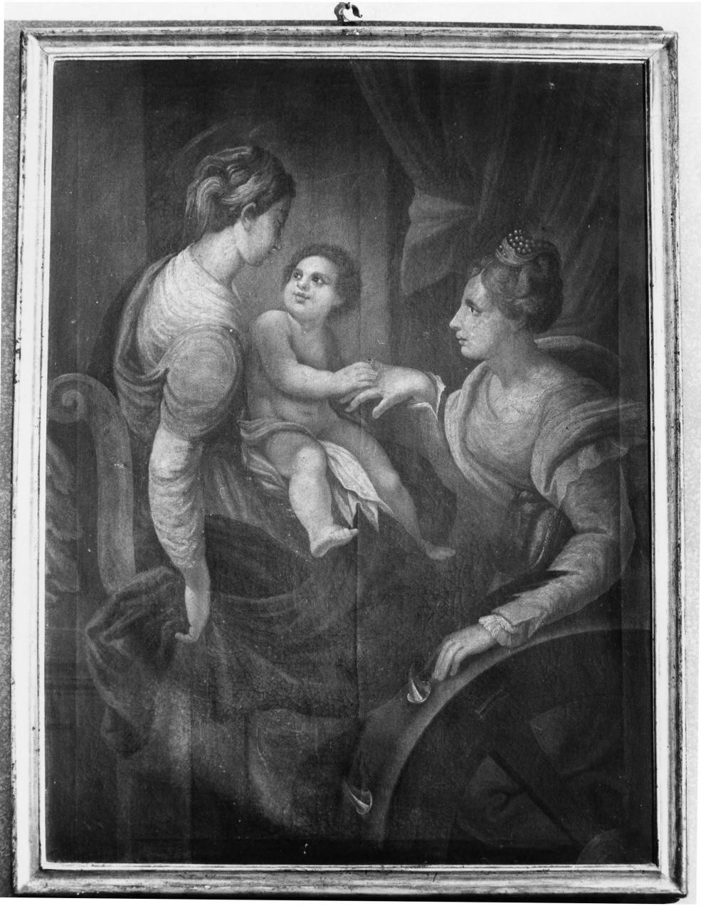 matrimonio mistico di Santa Caterina d'Alessandria (dipinto) - ambito fiorentino (sec. XVII)