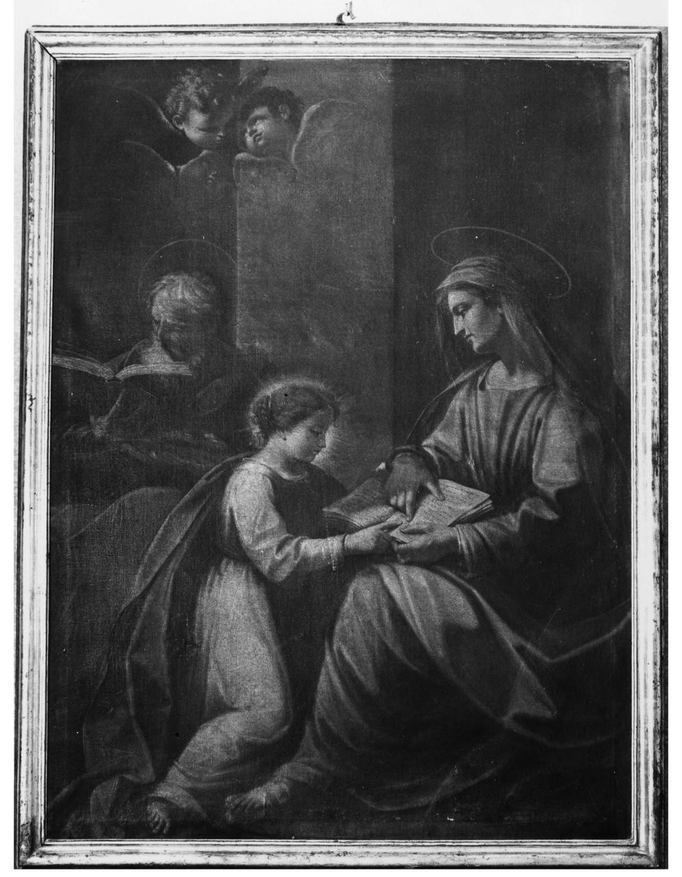 Sant'Anna insegna a leggere a Maria Vergine (dipinto) - ambito fiorentino (secc. XVII/ XVIII)