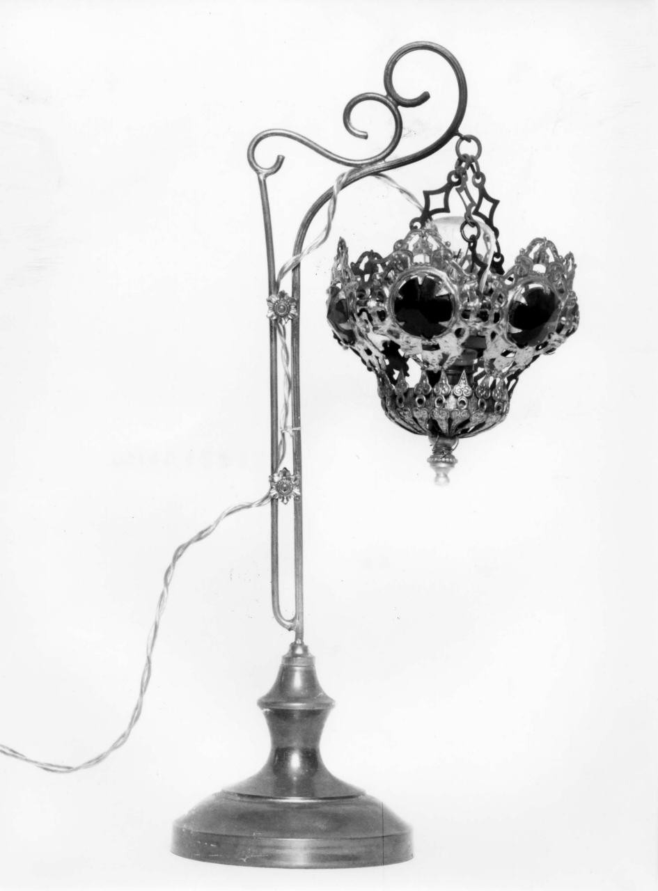 lampada - a stelo - manifattura toscana (fine/inizio secc. XIX/ XX)