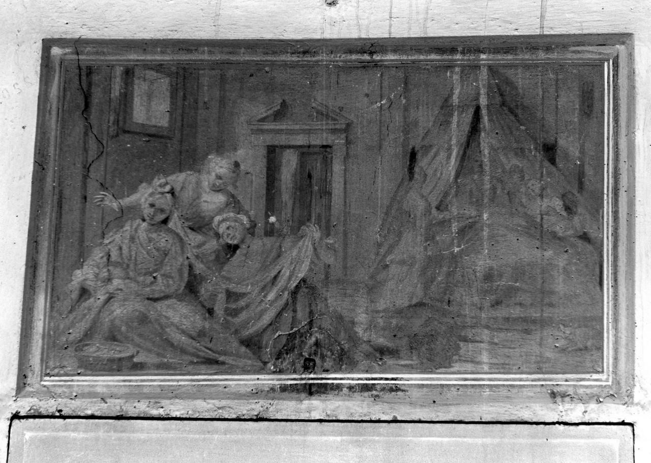 nascita di Maria Vergine (dipinto) di Dandini Pietro (cerchia) (sec. XVIII)