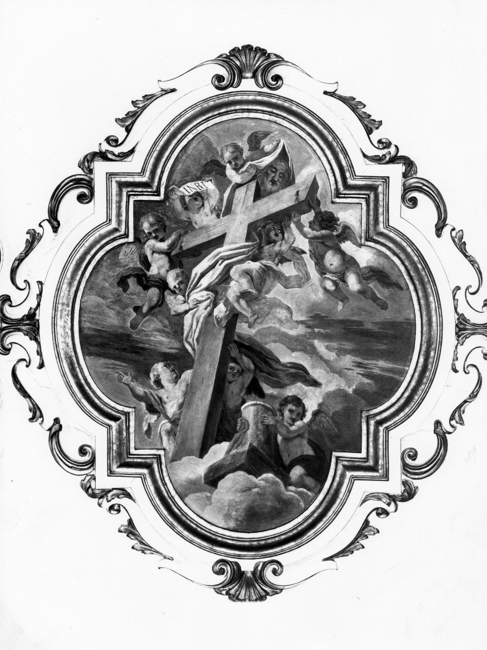 angeli con i simboli della passione (dipinto) di Pucci Giovanni Antonio (attribuito) (primo quarto sec. XVIII)