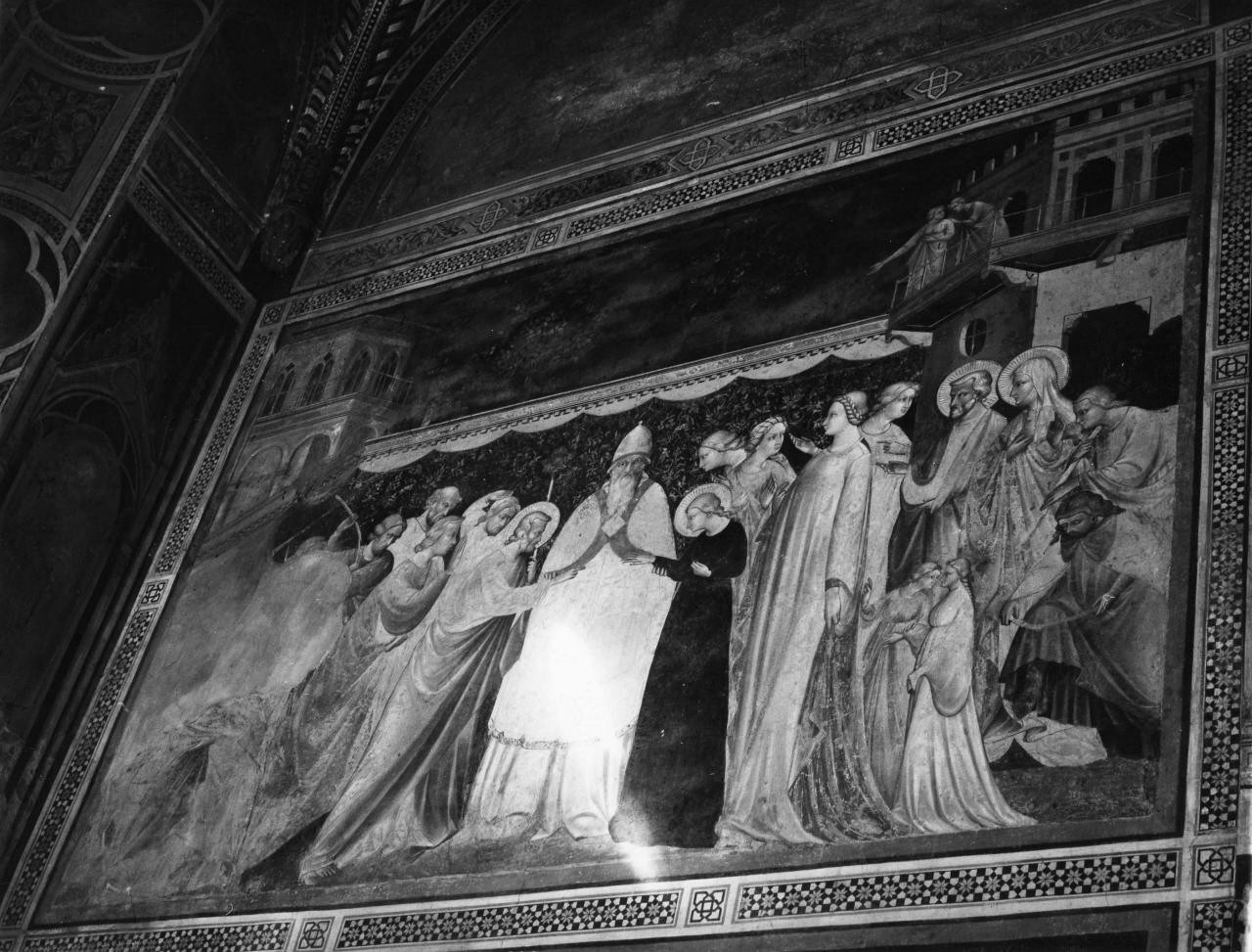 Sposalizio di Maria Vergine (dipinto) - ambito pistoiese (primo quarto sec. XV)