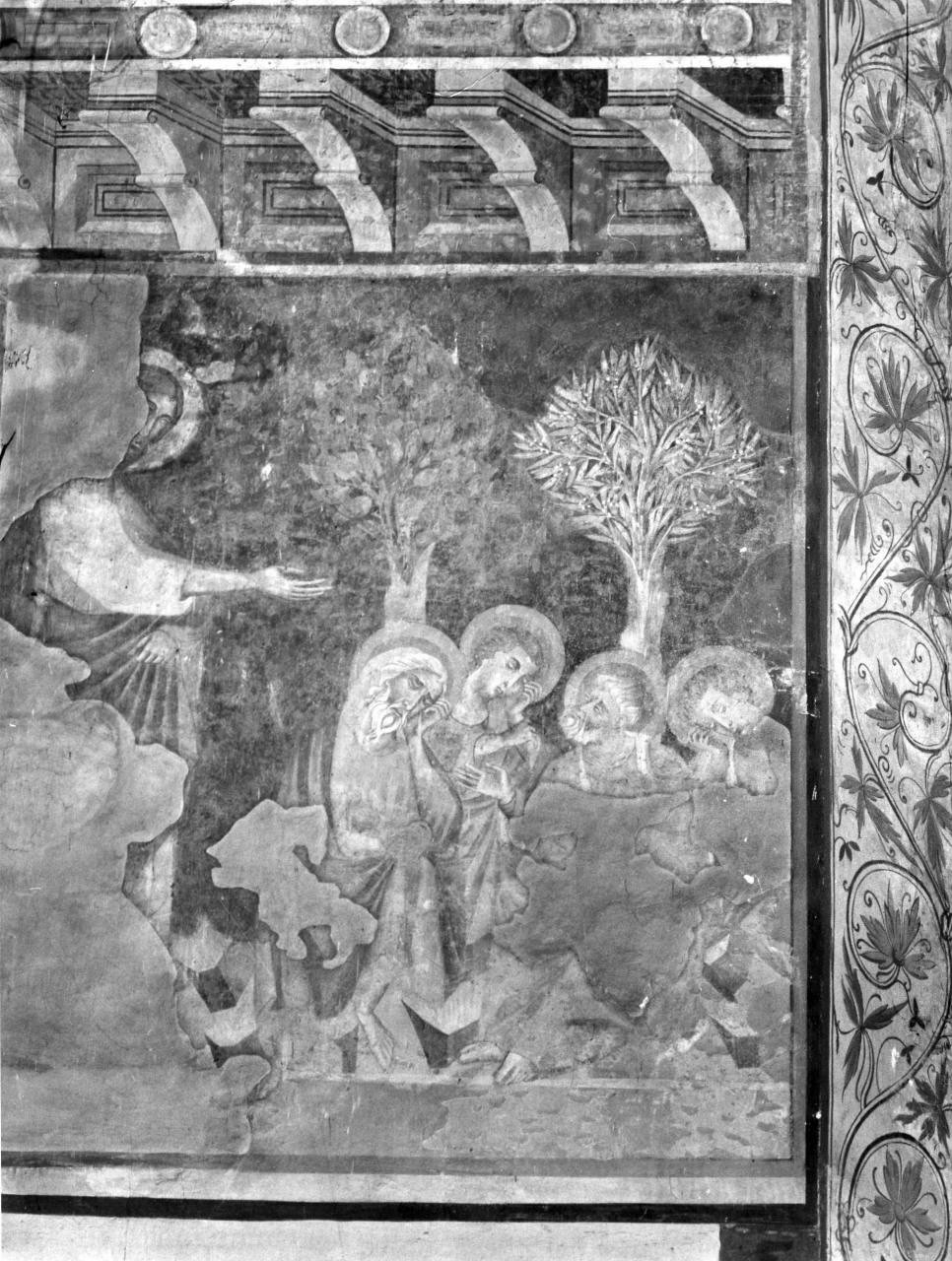 Cristo risveglia gli apostoli nell'orto dei Getsemani (dipinto) - ambito toscano (inizio sec. XIV)
