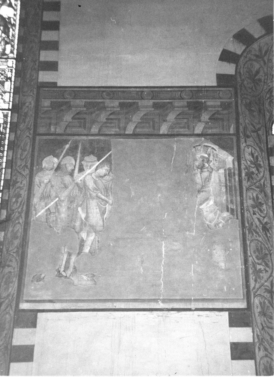 Cristo davanti a Caifa (dipinto) - ambito toscano (inizio sec. XIV)