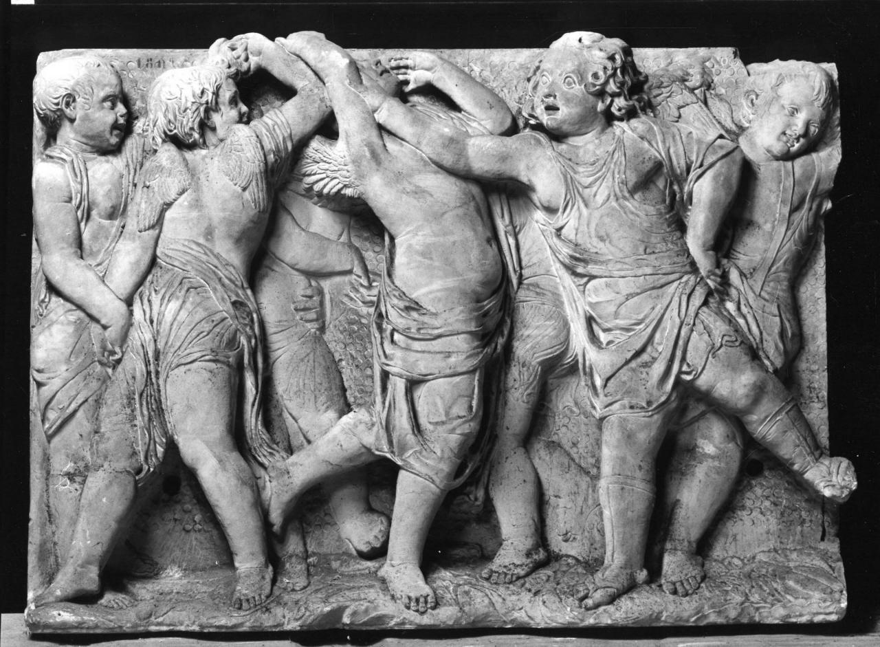 danza di putti (rilievo, elemento d'insieme) di Lelli Oronzio (sec. XIX)