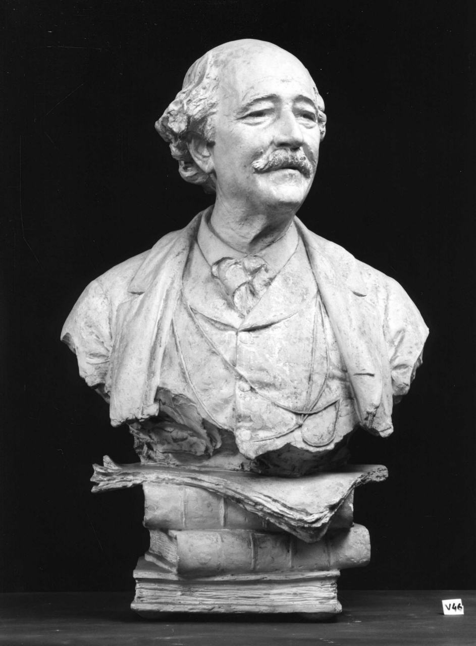 busto ritratto di Ubaldino Peruzzi (scultura) di Bortone Antonio (ultimo quarto sec. XIX)