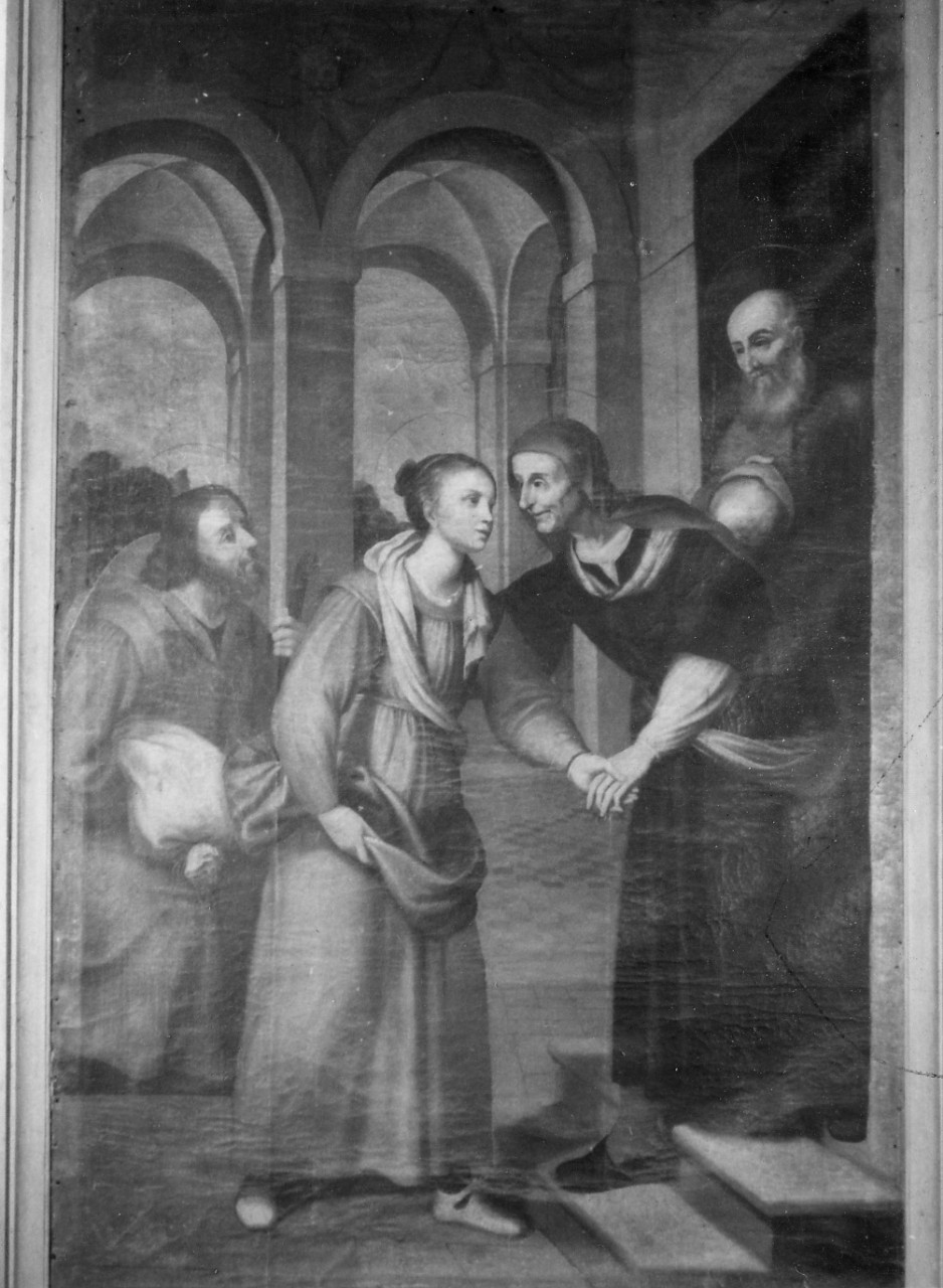 visitazione (dipinto) - ambito toscano (sec. XVII)