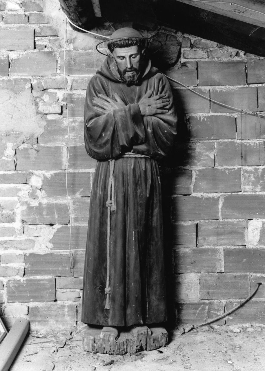 San Francesco d'Assisi (statua) - ambito italiano (sec. XIX)