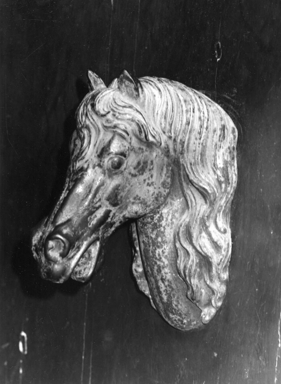 testa di cavallo (maniglia, paio) - manifattura toscana (sec. XIX)