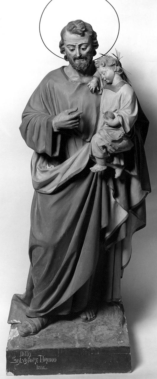 San Giuseppe e Gesù Bambino (statua) - produzione leccese (fine/inizio secc. XIX/ XX)
