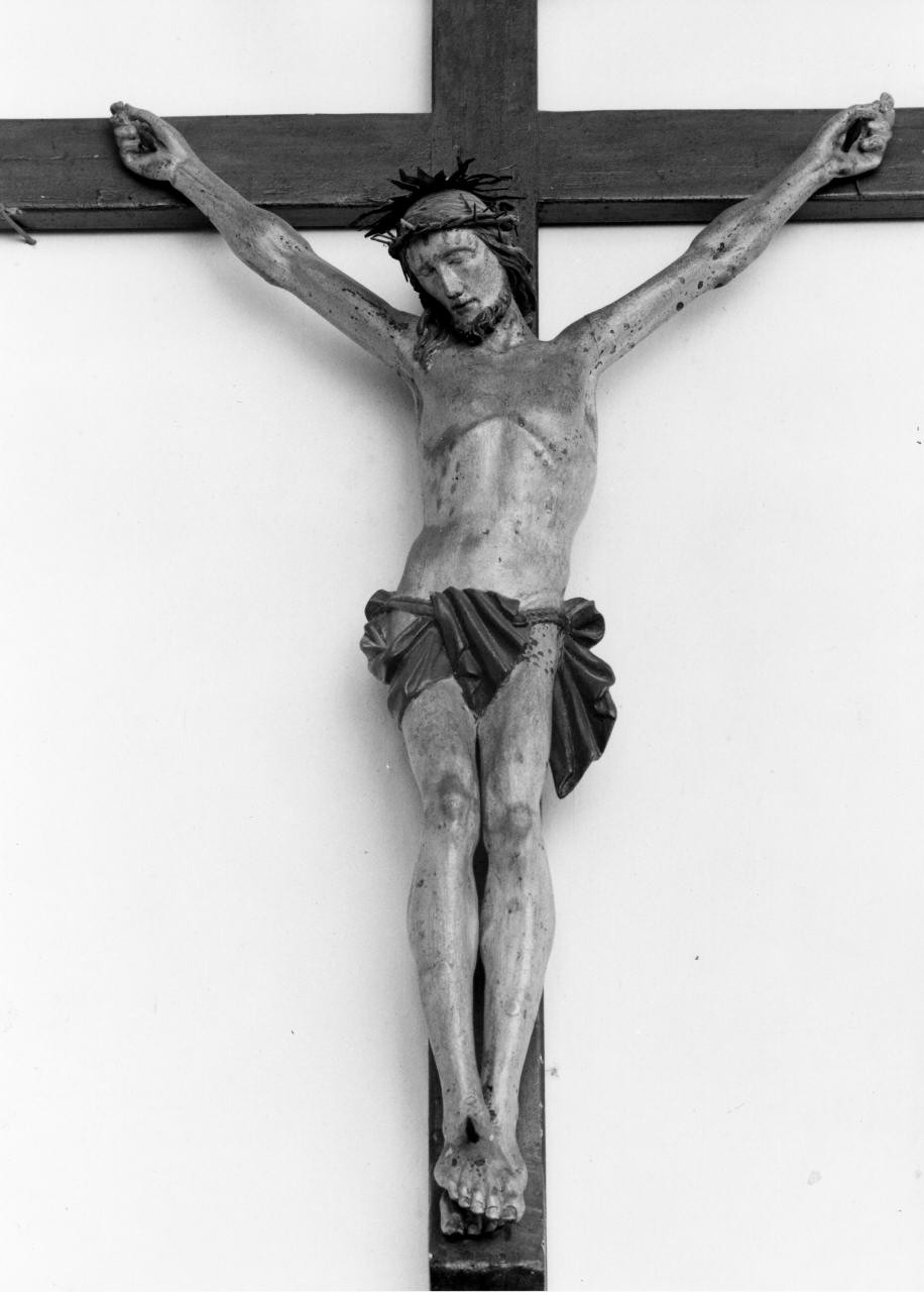 Cristo crocifisso (crocifisso di sacrestia) - bottega toscana (sec. XIX)