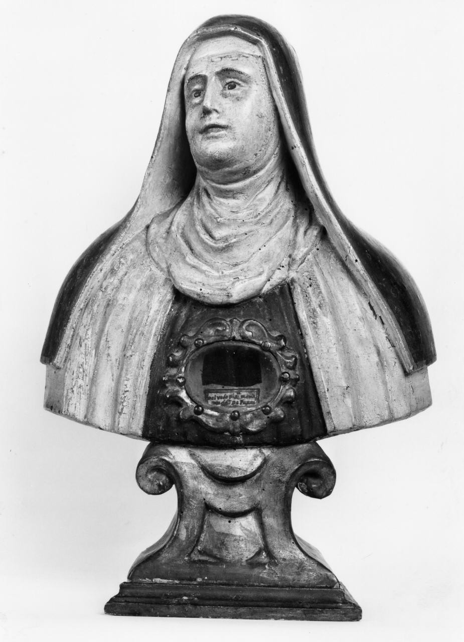 Santa Maria Maddalena dei Pazzi (reliquiario - a busto) - bottega toscana (secc. XVII/ XVIII)