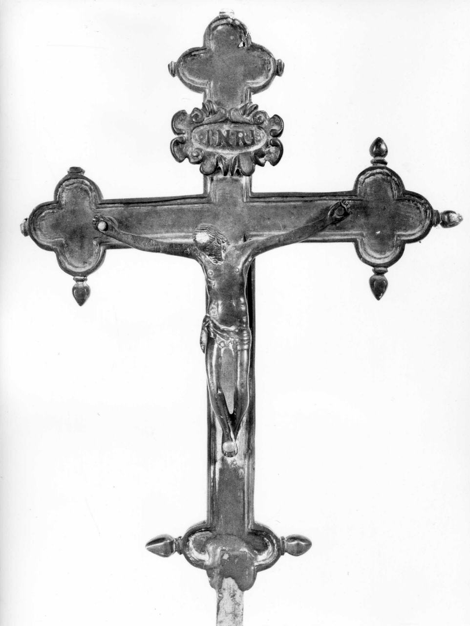 Cristo crocifisso (croce d'altare) - bottega toscana (sec. XVIII)