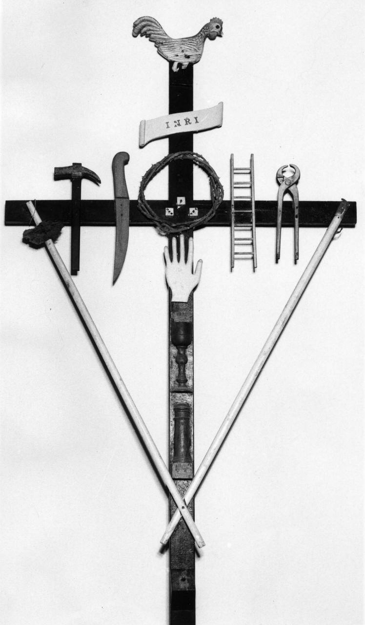 croce processionale - bottega toscana (secc. XVIII/ XIX)