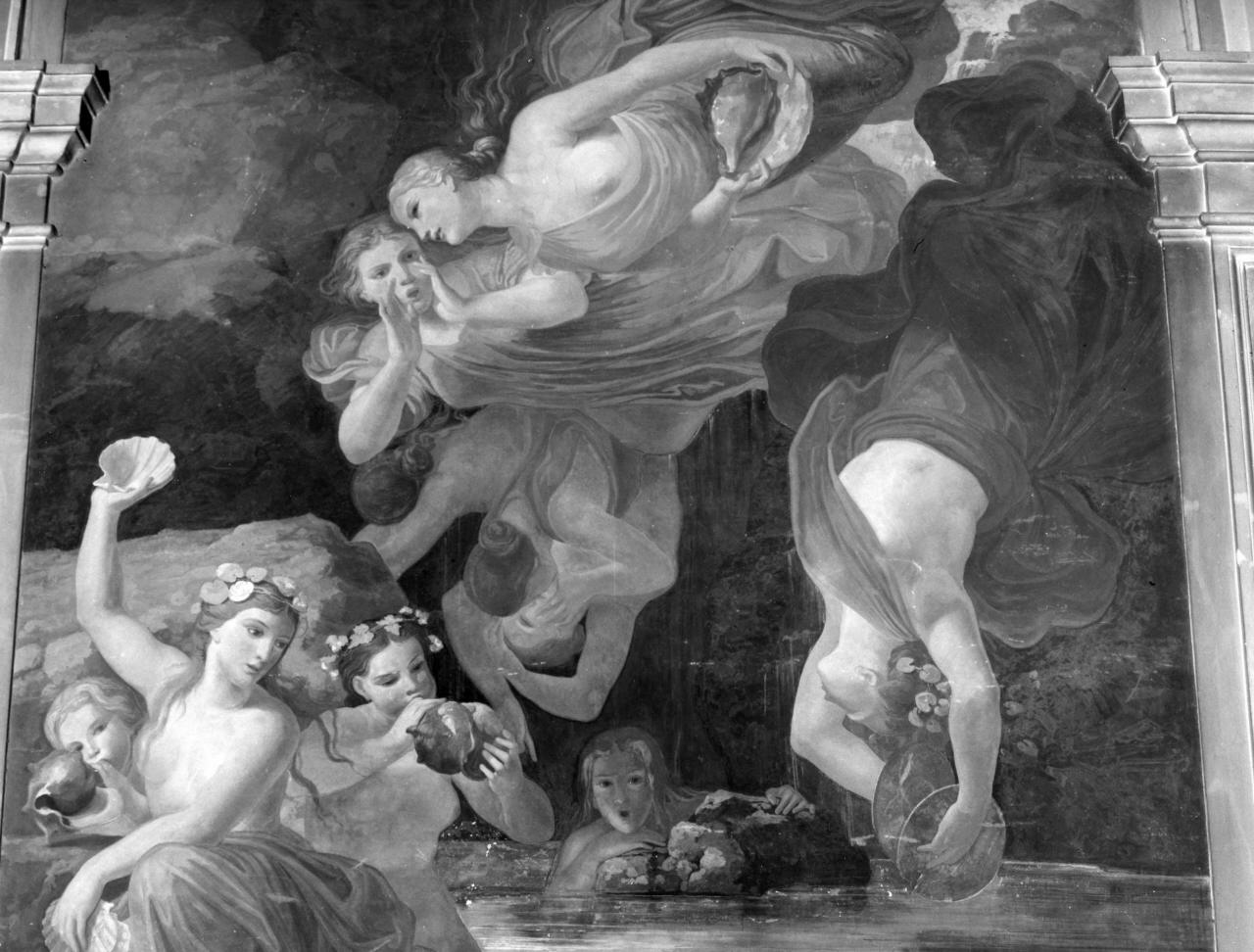 allegoria del Tempo con Apollo sul carro (dipinto, ciclo) di Agneni Eugenio (sec. XIX)