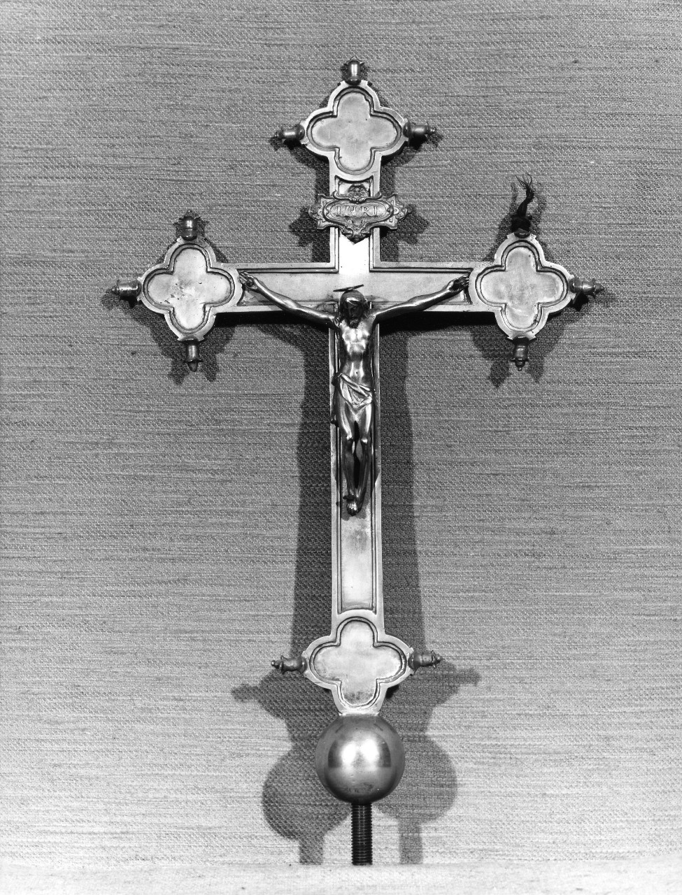 croce processionale - bottega toscana (fine/inizio secc. XVII/ XVIII)