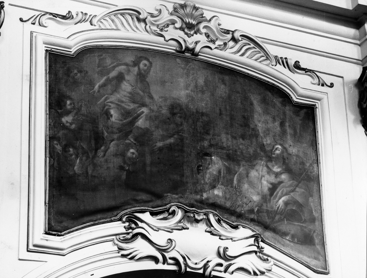 sogno di San Martino (dipinto) di Balsan Felice (sec. XVIII)