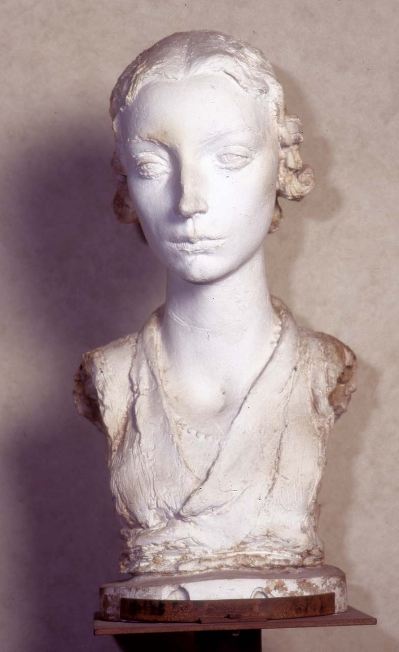 ritratto di Sandra Tealdi (statua) di Andreotti Libero (sec. XX)