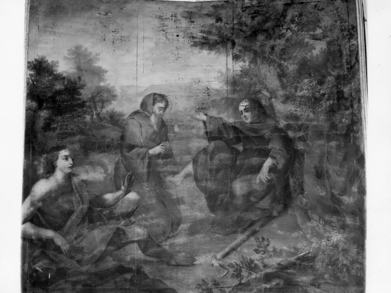storie della vita di San Francesco da Paola (dipinto) - ambito toscano (sec. XVII)