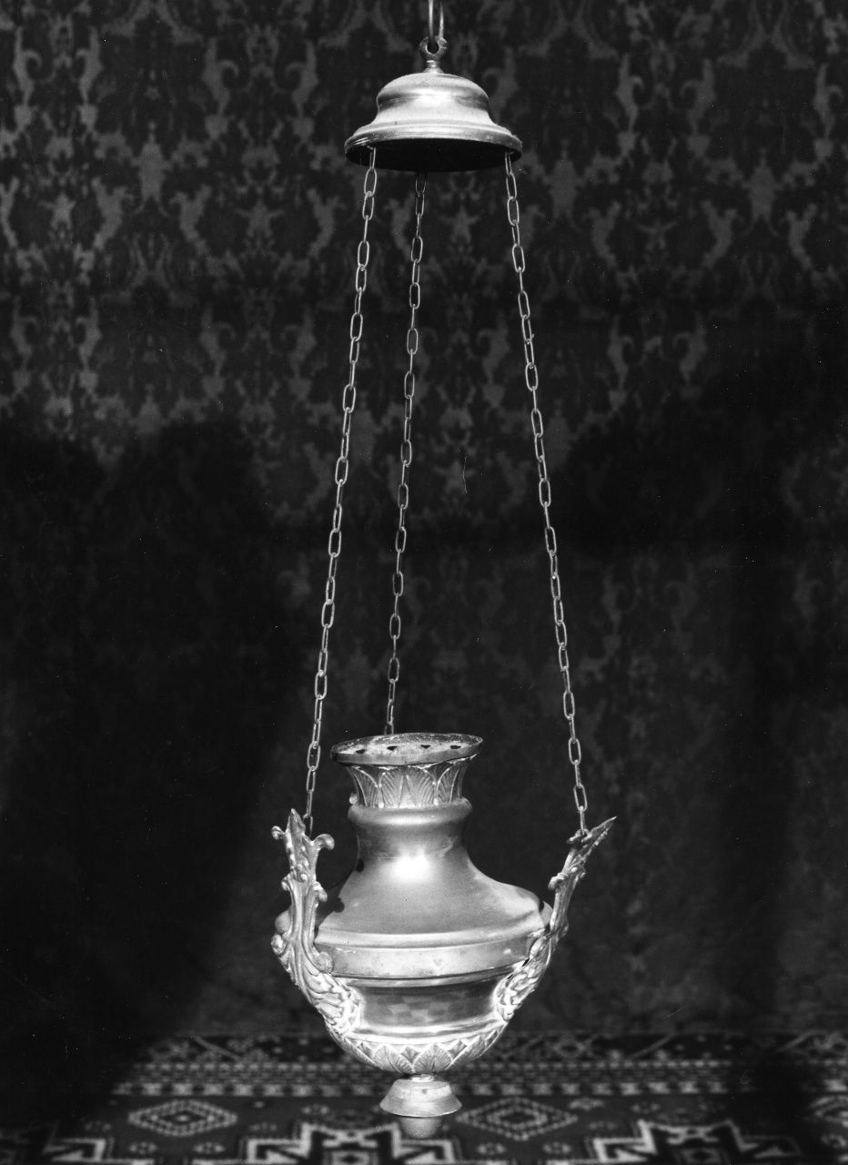 lampada da chiesa - bottega toscana (sec. XIX)