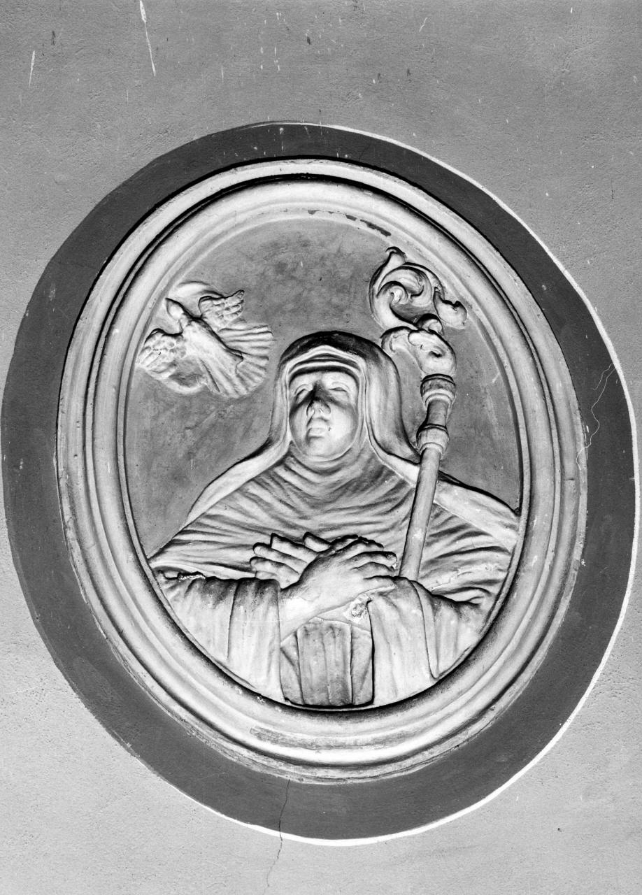 Santa Scolastica (rilievo) - ambito toscano (fine/inizio secc. XVII/ XVIII)