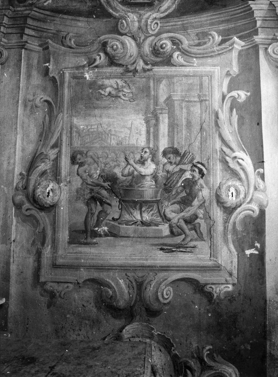 martirio di San Giovanni Evangelista (dipinto) - ambito toscano (primo quarto sec. XVIII)